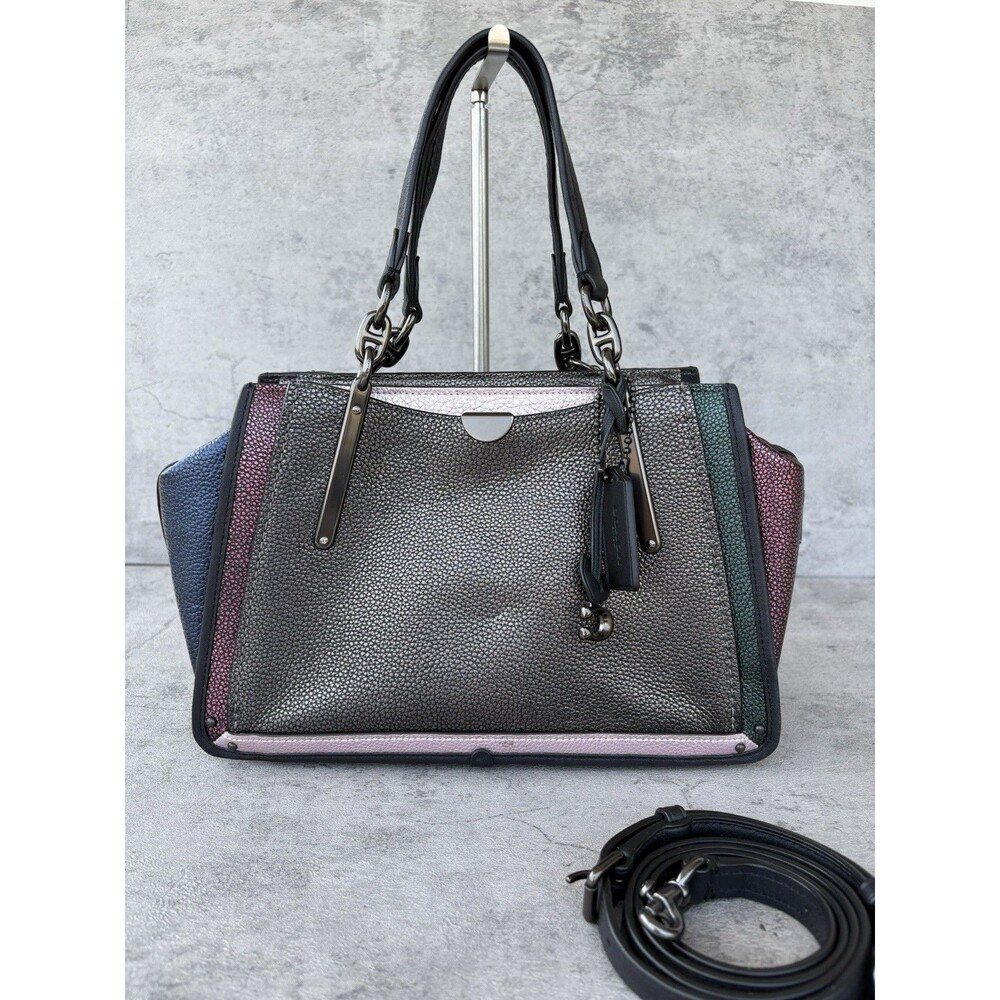 Coach Dreamer 27 Metallic ColorBlock Crossbody Bag/Satchel 38847 EUC